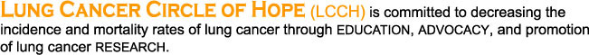 Lung Cancer Circle of Hope Mission Statement